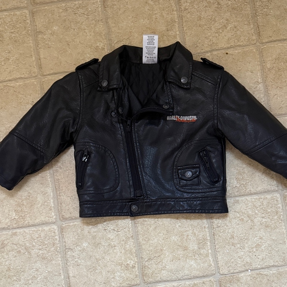 Harley-Davidson Black Leather Biker Jacket
18 MONTHS